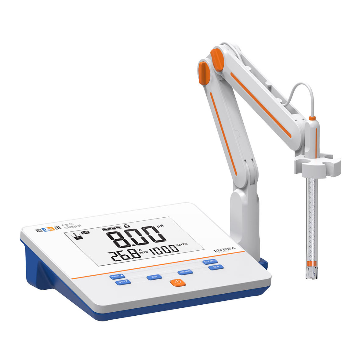 上海雷磁台式pH计PHS-3E