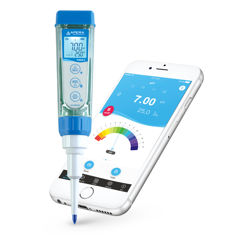上海三信PH60S-Z智能蓝牙穿刺笔式pH计