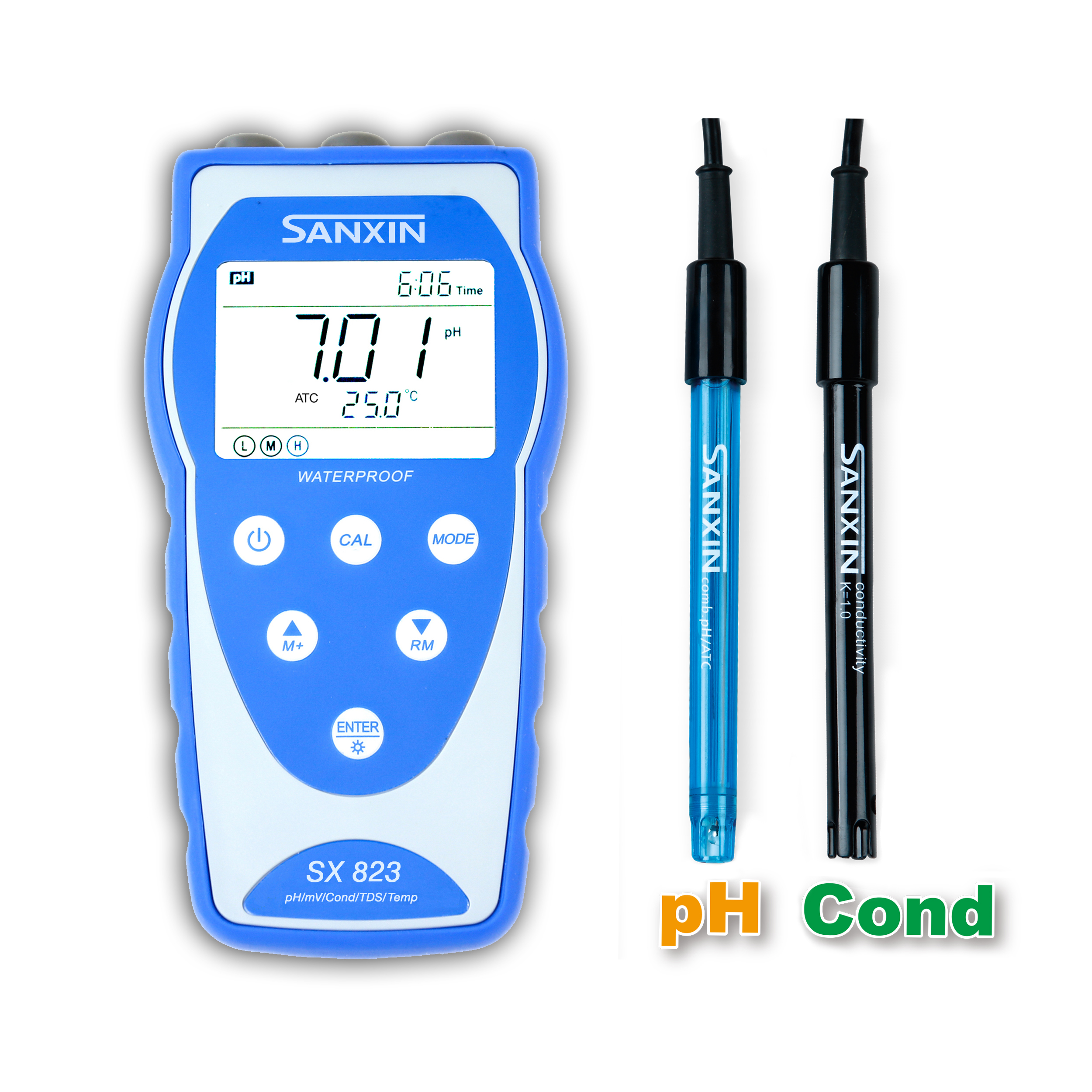 上海三信SX823pH/电导率仪