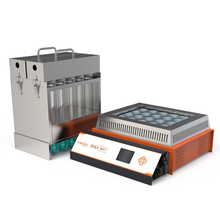 上海纤检消化炉HYP-320二十孔（铝锭 过温双保护 液晶显示）