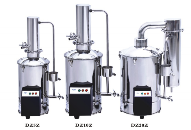 上海三申DZ5Z不锈钢电热蒸馏水器(断水自控型)
